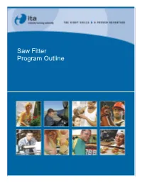 Saw Fitter Program Outline
