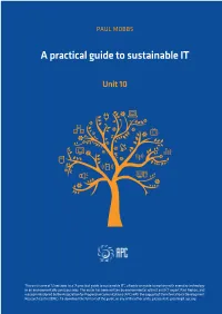 A Practical Guide to Sustainable IT