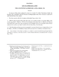 Chapter-2- List of Scheduled Castes 1 the Constitution