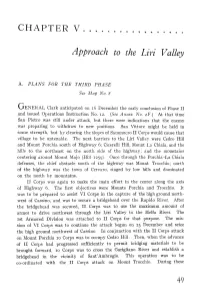 CHAPTER V, , ************ * * Approach to the Liri Valley