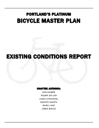 Existing Conditions for Bicycling Report 2007