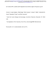 ILC1-Derived IFN-Γ Mediates Cdc1-Dependent Host Resistance