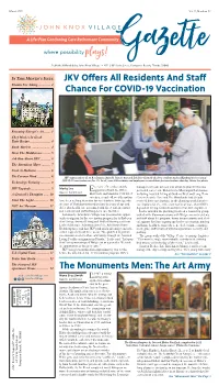 JKV Offers All Residents and Staff Chance for COVID-19 Vaccination