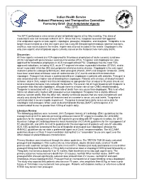 NPTC Formulary Brief