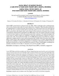 Social Impact of Railway Project A