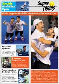 Speciale Australian Open