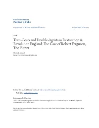 The Case of Robert Ferguson, the Plotter 363