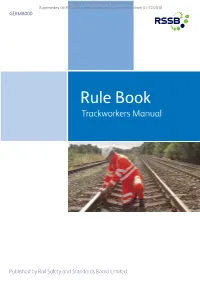Trackworkers Manual