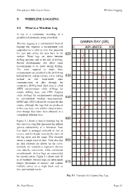 Wireline Logging