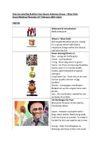 Wise Owls Feb Minutes