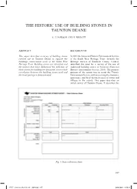 Dawson, G J, and Wright, P, the Historic Use of Building Stones In