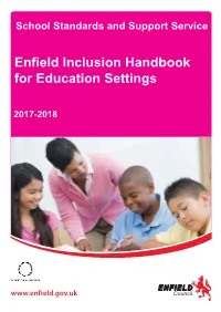 Enfield Inclusion Handbook for Education Settings