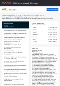 901 Bus Time Schedule & Line Route
