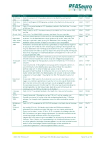 Date / Year Event Source Page 11/12 June 1943 Crash. a Lancaster of 12