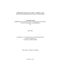 Perception of Social Loafing, Conflict, and Emotion in the Process of Group Development
