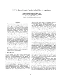 UCT for Tactical Assault Planning in Real-Time Strategy Games