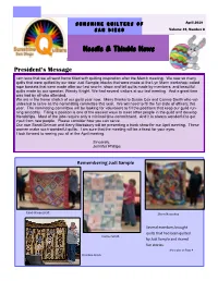 April 2019 S a N D I E G O Volume 39, Number 8
