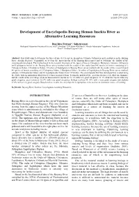 Development of Encyclopedia Boyong Sleman Insekta River As Alternative Learning Resources