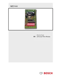 EN Universal Timer Module