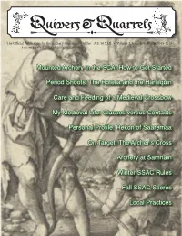 Mounted Archery in the SCA: How to Get Started