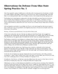 Observations on Defense from Ohio State Spring Practice No. 1