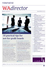 10 Practical Tips for Not-For-Profit Boards