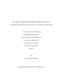 Dynamics of Genre and the Shape of Historical Fiction