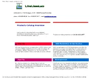Kisker Biotechnology - Catalog Overview
