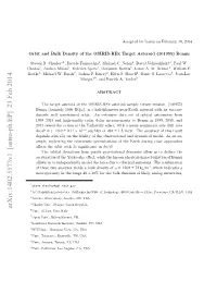 Orbit and Bulk Density of the OSIRIS-Rex Target Asteroid (101955) Bennu