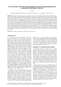 The Development and Use of Ground-Based Rat Eradication Techniques in the UK