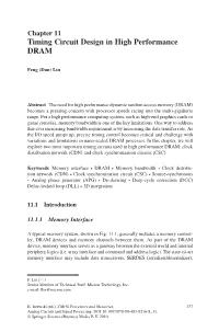 Timing Circuit Design in High Performance DRAM