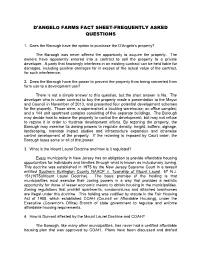 D'angelo Farms Fact Sheet-Frequently Asked Questions