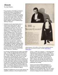 Dracula by Gary Rhodes