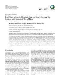 Research Article Real-Time Integrated Limited-Stop and Short-Turning Bus Control with Stochastic Travel Time
