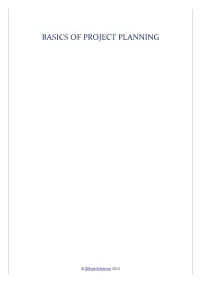 Basics of Project Planning