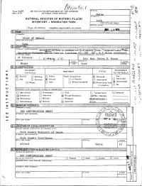 NOMINATION FORM York for NPS USE ONLY ENTRY NUMBER (Continuation Sheet) •AY 1 Fi 1974 (Number All Entries)