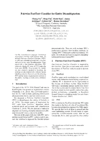 Pairwise Fasttext Classifier for Entity Disambiguation