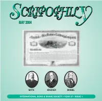 Scripophily Journal 2004-05