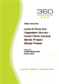 Appendix 1 Flora & Vegetation Survey