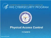 Physical Access Control