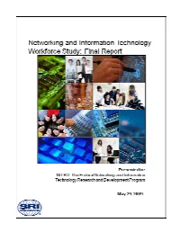 Networking and Information Technology Workforce Study