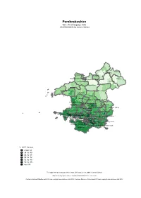 Pembrokeshire Table: Welsh Language Skills KS207WA0009 (No Skills in Welsh)