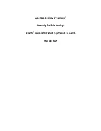 ACXW Avantis International Small Cap Value