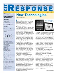 New Technologies