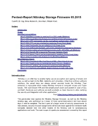 Pentest-Report Nitrokey Storage Firmware 05.2015 Cure53, Dr.-Ing