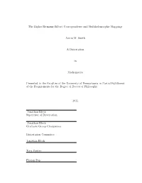The Higher Riemann-Hilbert Correspondence and Multiholomorphic Mappings