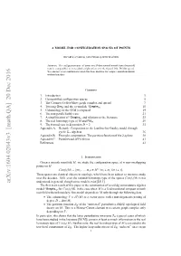 A Model for Configuration Spaces of Points