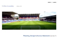 Planning, Design & Access Statement | Burnley FC