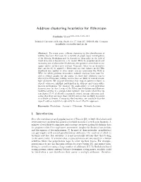 Address Clustering Heuristics for Ethereum