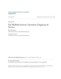 Fiat Multiair System: Operation, Diagnosis, & Service